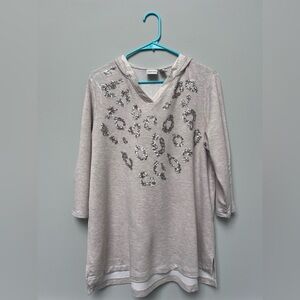 Zenergy by Chico's Gray Top